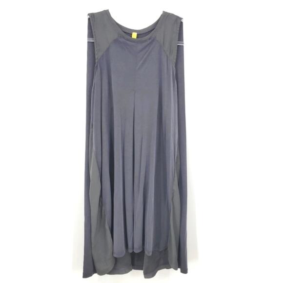 Free People Black and Green sleeveless dress - Picture 1 of 12